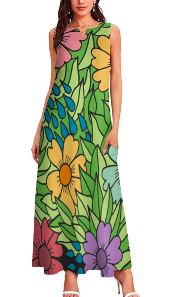 Puccelli Flowers designer dress